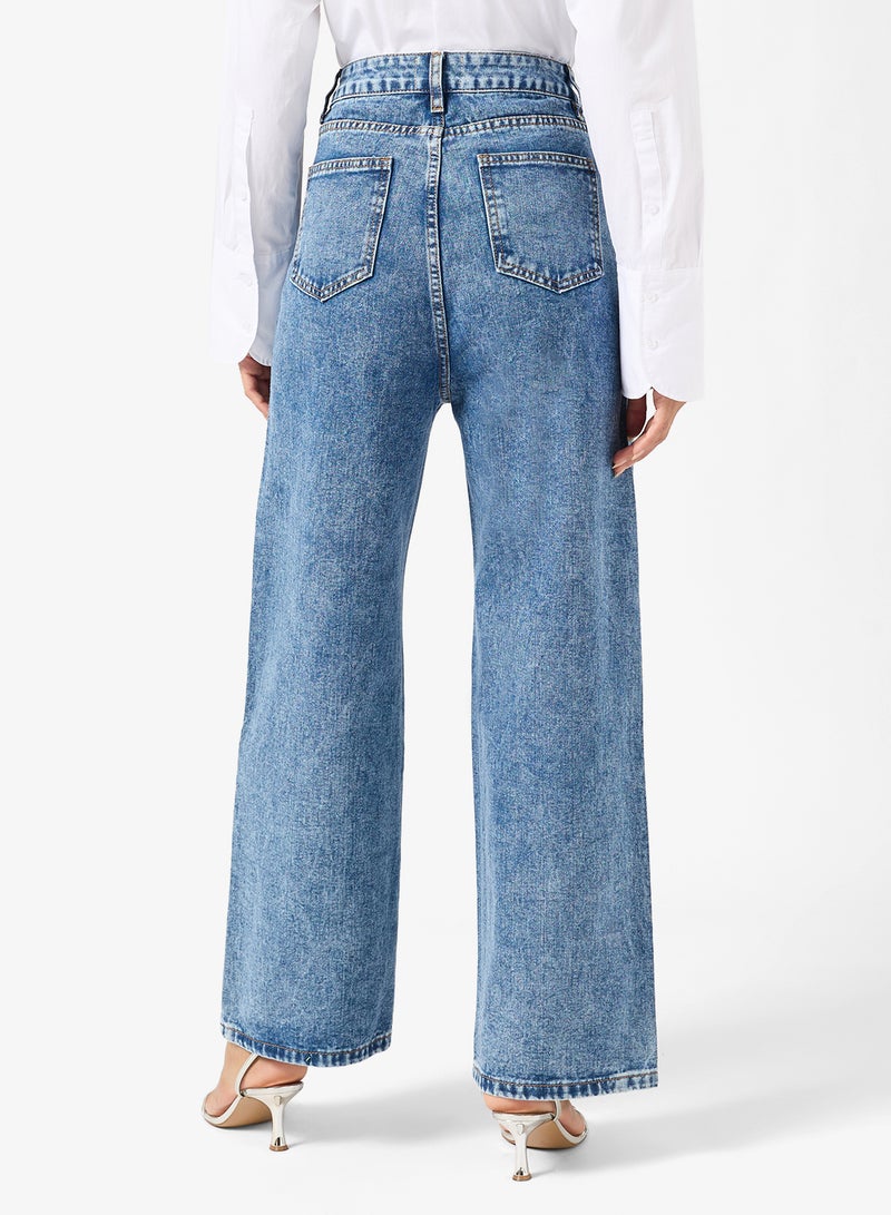 جينجر جينز بقصة مستقيمة مزين بفراشات - Image 3