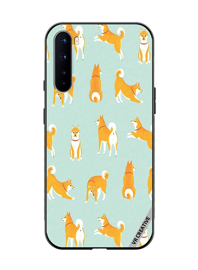 VR CREATIVE Protective Case Cover For OnePlus Nord Shib Inu Design Multicolour - Image 1