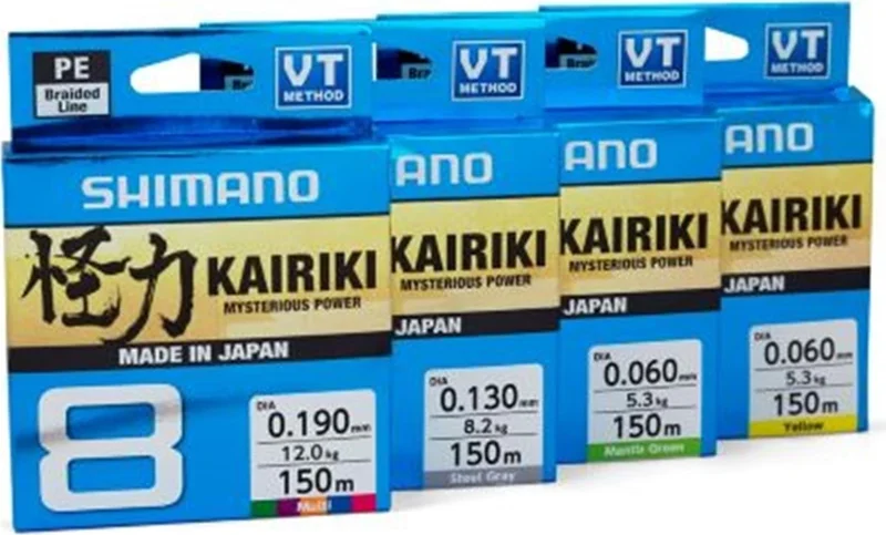 SHIMANO Kairiki 8 Steel Gray 300 mt - 028 mm