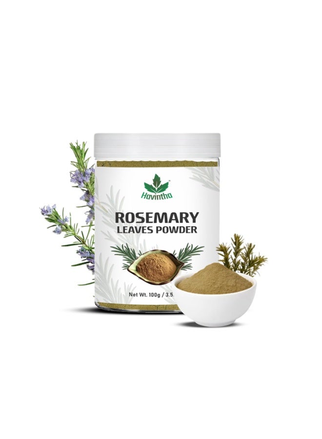 Havintha Natural Rosemary Leaves Powder – Pure & Natural Herb for Hair Growth - 100g - Image 1