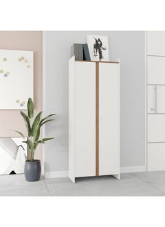 Home Box Multipurpose Cabinet - Mdp 15Mm Color White/Nutbrown 35 x 70.5 x 180.5 cm  - Image 1