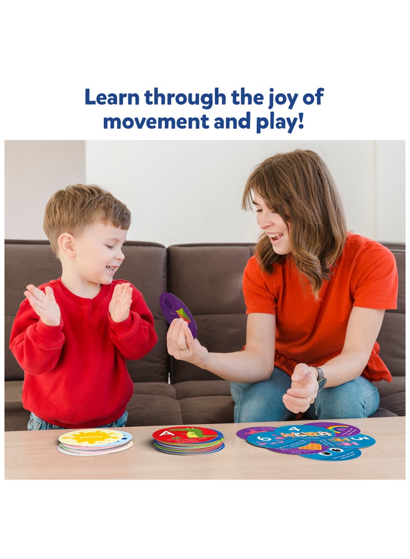 Skillmatics Flash Cards for Toddlers - Jump & Learn Letters, Numbers, Shapes & Colours, Preschool Learning, Travel Toys, Gifts for Kids Ages 2, 3, 4, 5 - Image 4