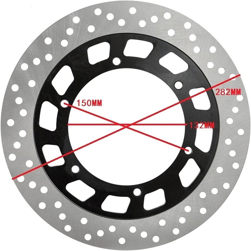 Wivplex Motorcycle Rear Brake Disc Rotor for Yamaha Models - Image 2