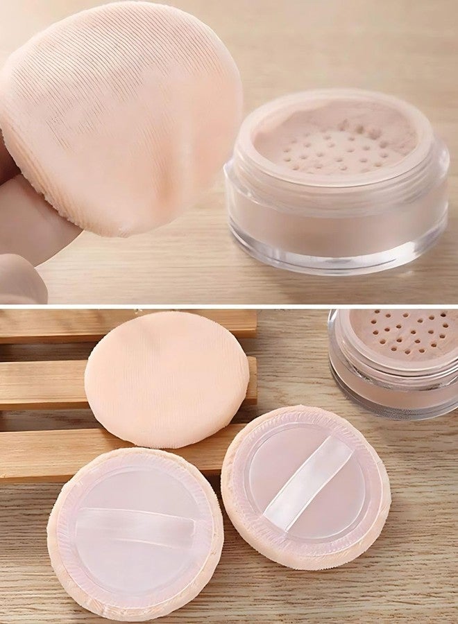 بيسيكير إسفنجة مكياج مضغوطة من القطن المخملي بنسبة 100% من Basicare - أداة ممتازة لتطبيق ومزج المكياج (4 قطع) - Image 5