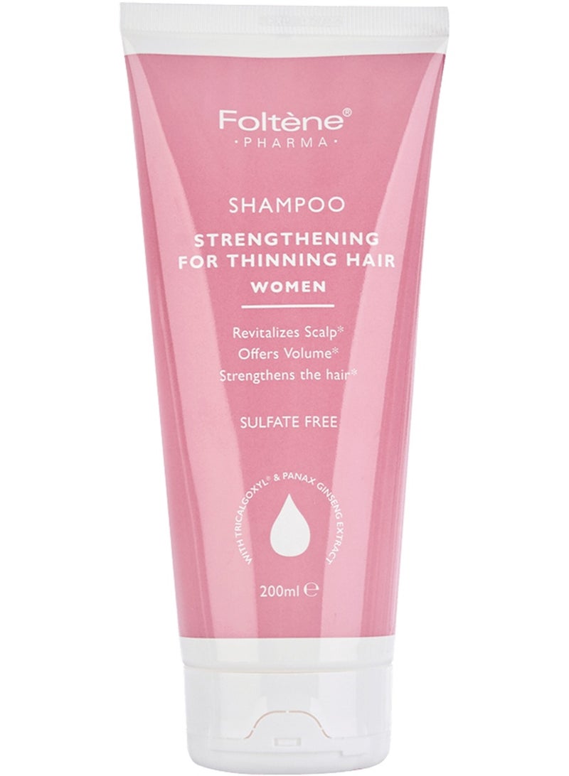 Foltene Pharma Shampoo Strengthening For Thinning Hair Women 200 ml - Image 1