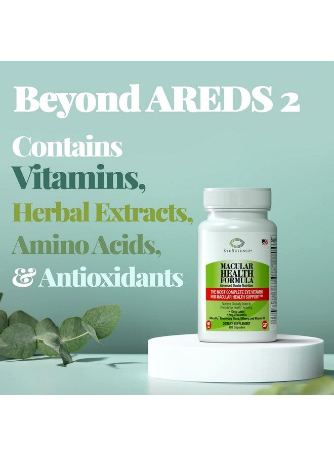 EyeScience - Macular Health Formula - 120 Capsules - Complete Nutritional Supplement for Eye Health - Contains Lutein, Zeaxanthin, Vitamin C, D, E & B6-2-Pack - Image 4