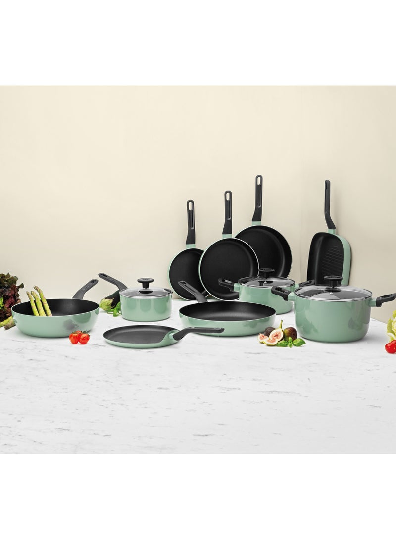 بيرجوف بيرجهوف- ووك غير لاصقة مقاس 28 سم سيج- درون ألومنيوم- تصميم يتيح لك مساحة أكبر للطهي بنسبة 25% - مقبض مقاوم للحرارة- قاعدة مكونة من طبقتين- منتج بلجيكي - Image 3