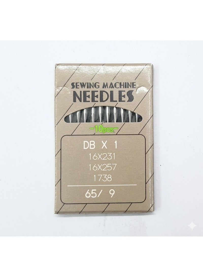 Sewing Machine Needles 16X231 DB X 1 Size 65/9, 10 Pieces