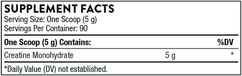 Thorne ثورني كرياتين مسحوق كرياتين مونوهيدرات ميكرونيزيد دعم الأحماض الأمينية للعضلات الطاقة الخلوية الوظيفة الإدراكية بدون نكهة معتمد من NSF للرياضة 5 جرام لكل حصة 90 حصة - Image 2