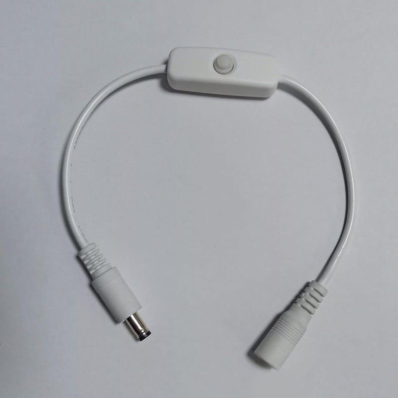 كابل تمديد طاقة DC5521 مع مفتاح تحويل 5.5x2.1mm لأضواء الشرائط ال LED وكاميرات المراقبة - Image 3