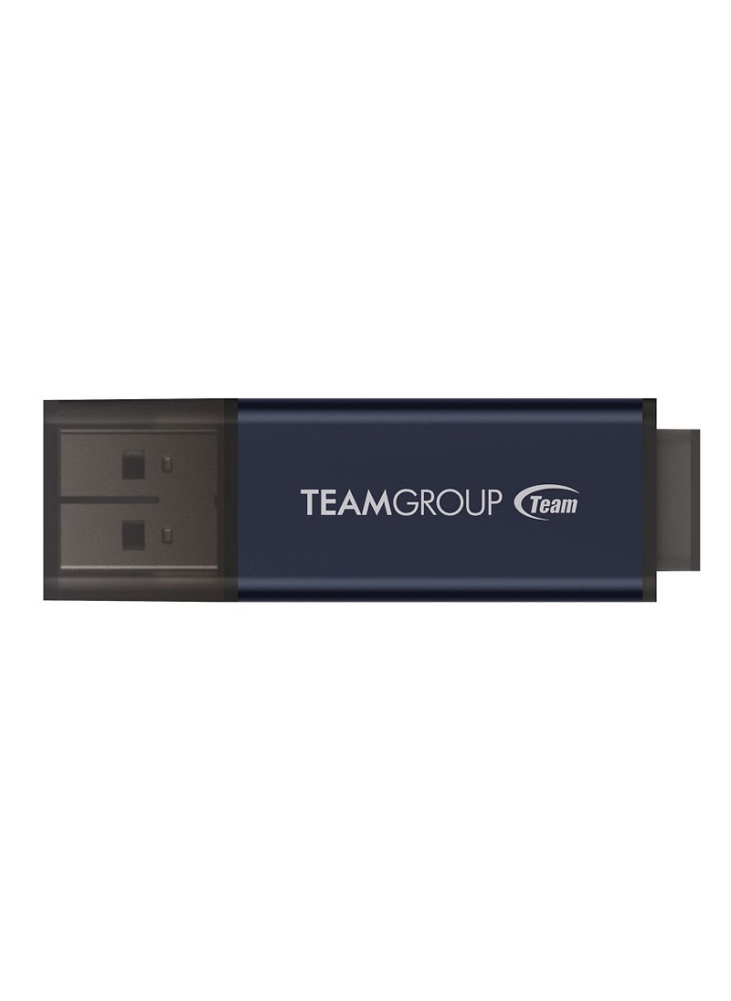 TeamGroup - محرك أقراص فلاش USB 3.2 C211 بسعة 256 جيجابايت باللون الأزرق الداكن - Image 1