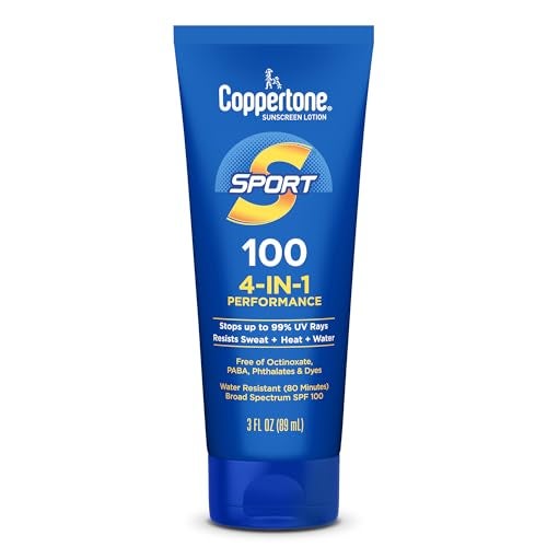 Coppertone SPORT Sunscreen Lotion Broad Spectrum SPF 100 (3 Fluid Ounce) (Packaging may vary) - Image 1