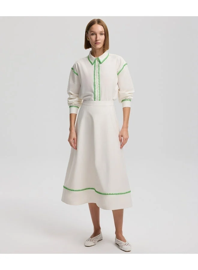 ابيكول تنورة مطرزة