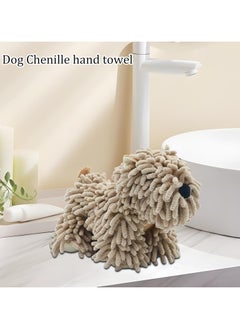 CMGTYYD Chenille Hand Towel - Soft Hand Towel Balls in Dog Chenille Cartoon Cleaning Highly Absorbent, Animal Fabric for Home Decorative for the co  - Image 4