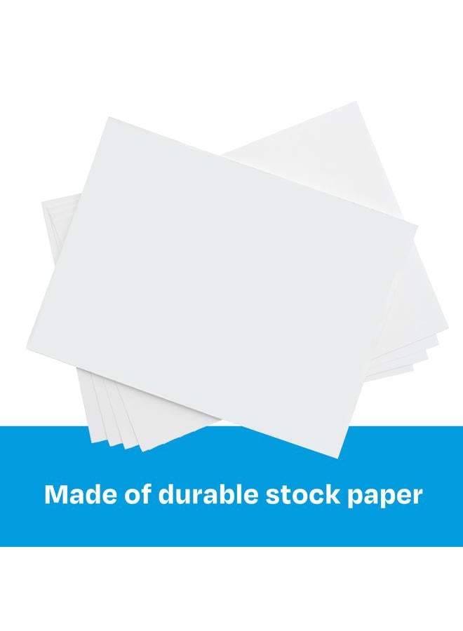 Sax Sulphite Drawing Paper, 90 lb, 9 x 12 Inches, Extra-White, Pack of 500-206321 - Image 4