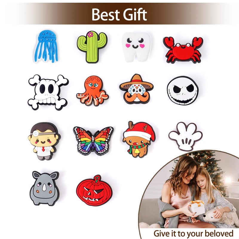 LDCNO Lot of 30,50,100 pcs Random Shoe Charms - Perfect Gifts for Girls and Boys - Fun Shoe Accessories for Children (30) - Image 5