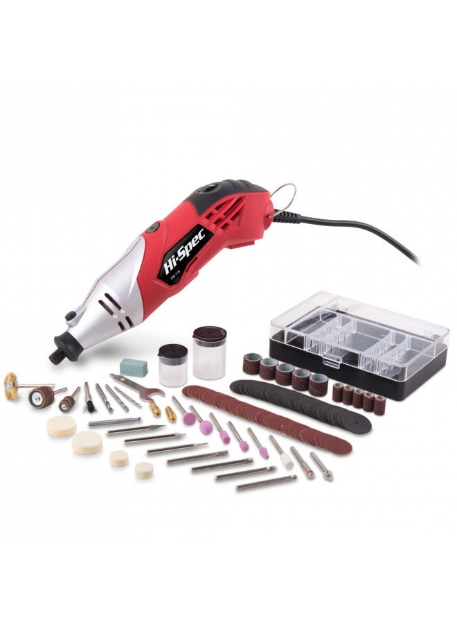 Hi-Spec Rotary Tool Kit Set 170W 1.4A With 121 Piece Dremel Compatible Bit Accessories. Drill, Cut, Trim, Grind And Sand In Diy Repairs, Hobbies And Craftwork - pzsku/Z1401D649D851AA58401DZ/45/_/1726644955/033e86bf-71a6-46fe-8ecf-d29c55c942f5