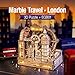 ROKR Marble Travel London 3D Wooden Puzzles for Adults Marble Run Kit Adults to Build 3D Wooden Puzzle with LED Unique Gift for Men Women - Image 4
