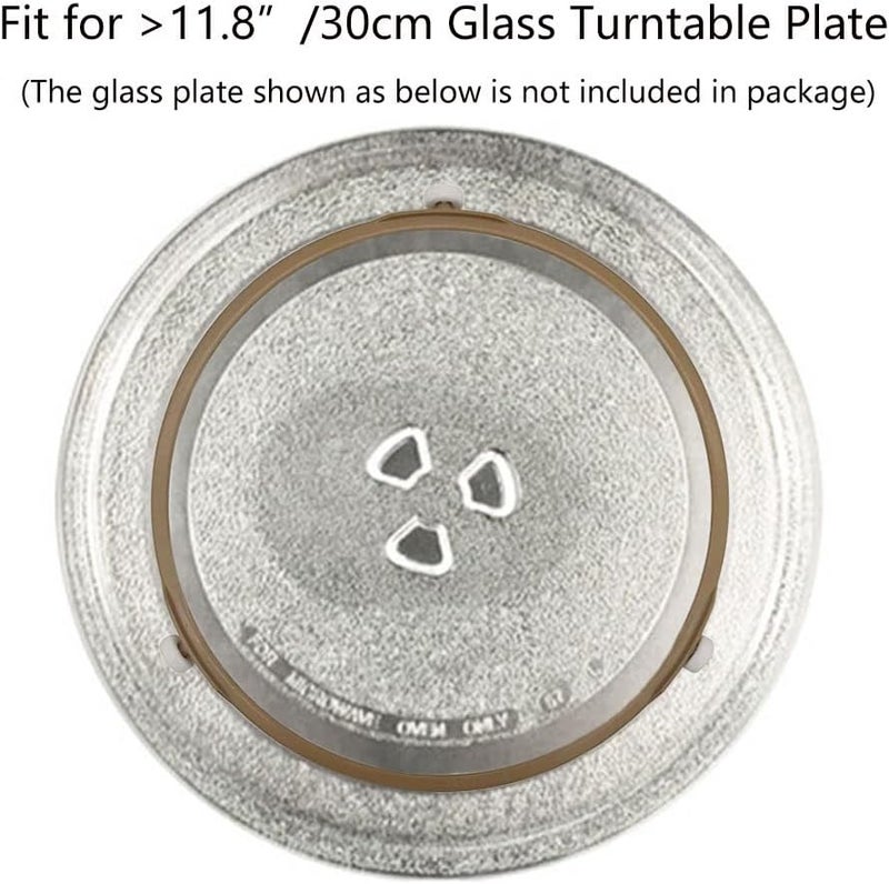 Cystarry Microwave Turntable Ring,8.7 Inch Microwave Oven Tray Rotating Roller Support Ring Large Glass Plate Tray Wheel Ring(2 PCS),Roller Height 15 mm - Image 3