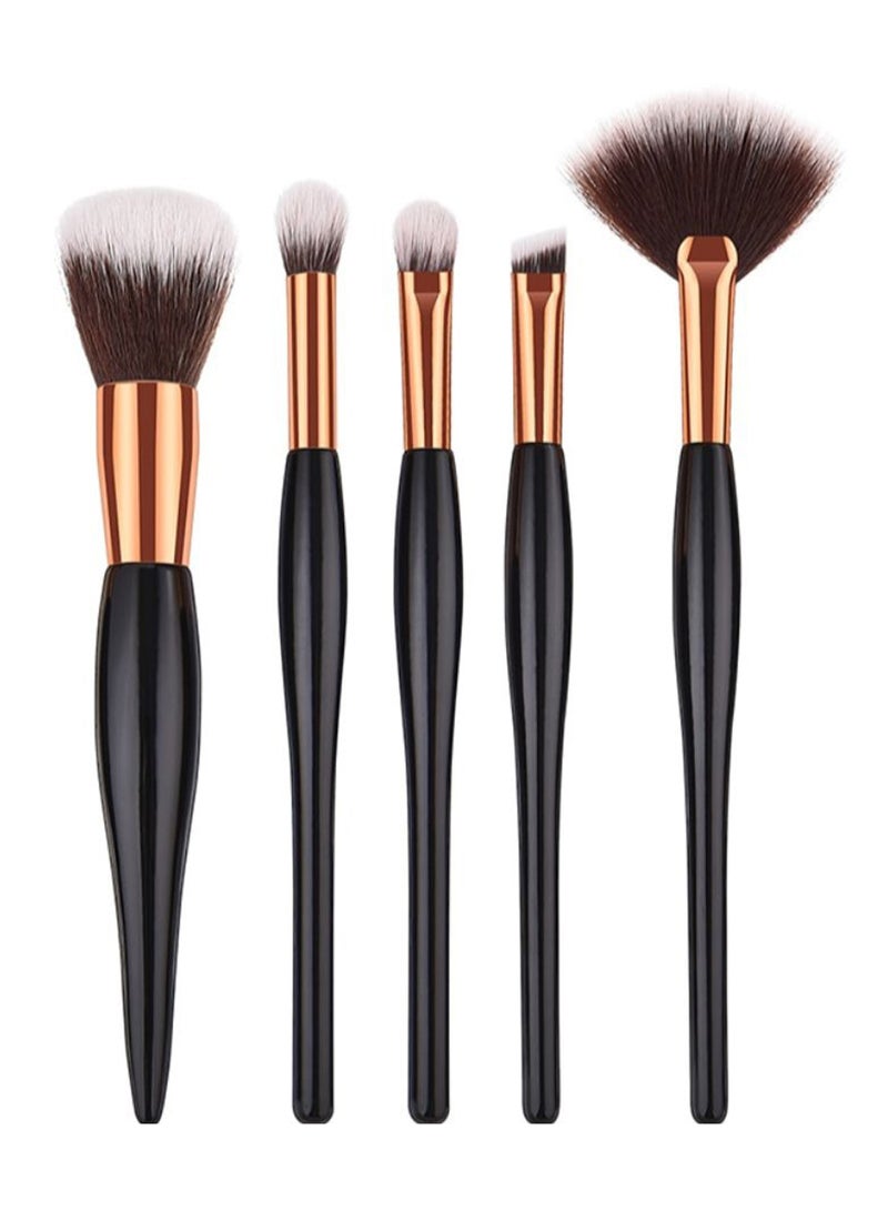 5-Piece Makeup Brush Set Multicolour - Image 1