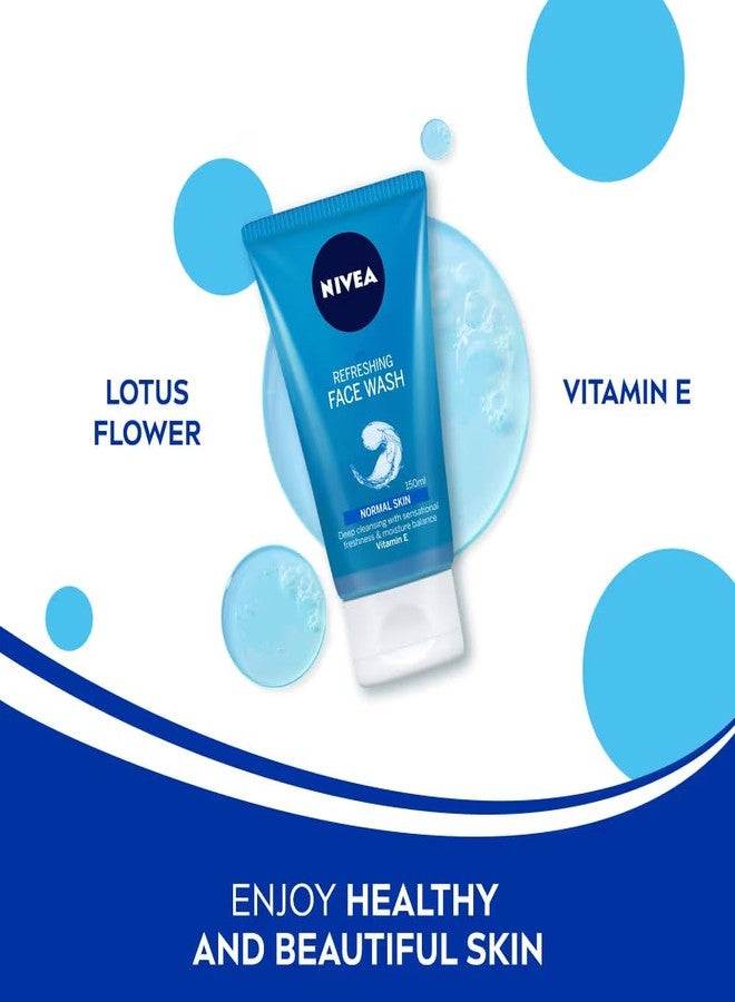 Nivea Refreshing Face Wash | Normal Skin With Vitamin E | 150ml (5.07 Fl Oz) - Image 3