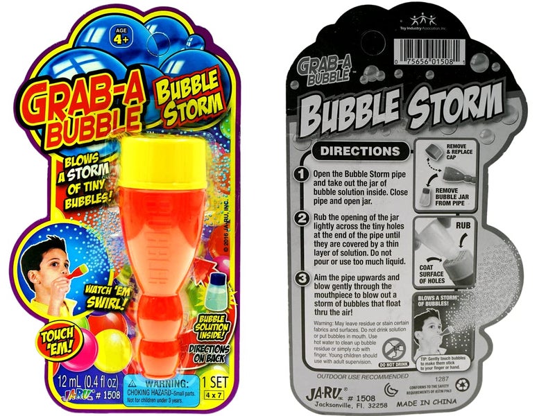 جا-رو Ja-Ru الاستيلاء على فقاعات الفقاعات التي يمكن لمسها بلمسة لتفريغ (حزمة واحدة) أنا مئات من اللمسات التي تلمسها لعبة Soap Solut - Image 5