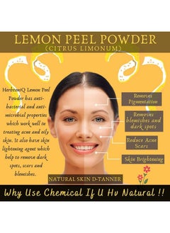 Herbtoniq 100% Natural Potato Powder Lemon Peel Powder And Beetroot Powder For Face Pack & Hair Pack (500G)  - Image 4