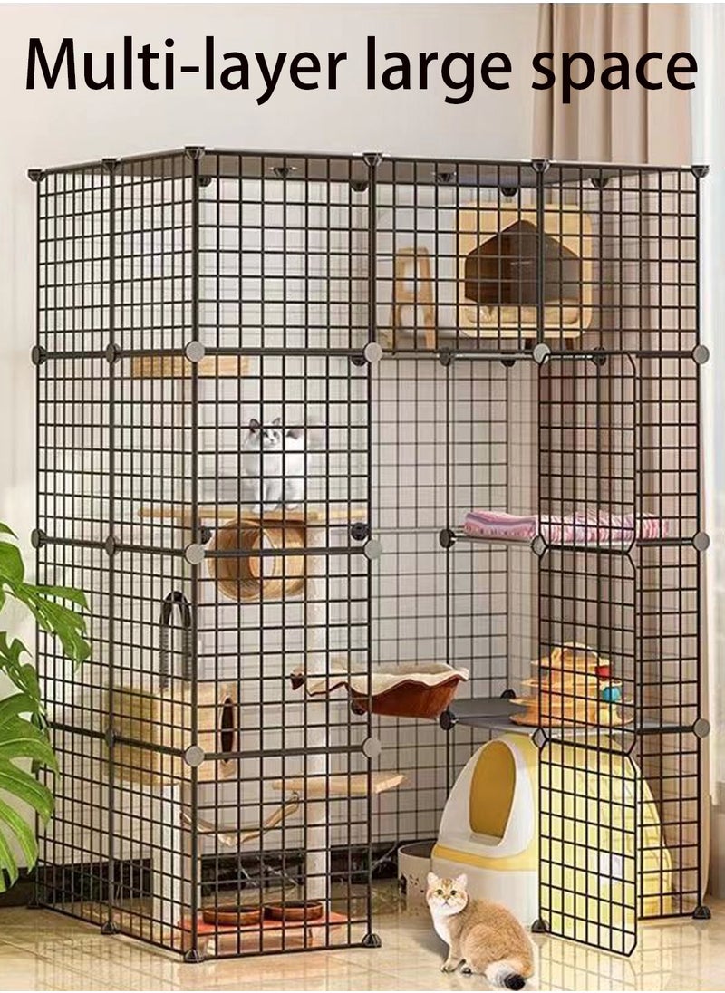 Kidle Large Cat Cage Indoor Cat House Cat Villa  - Image 3