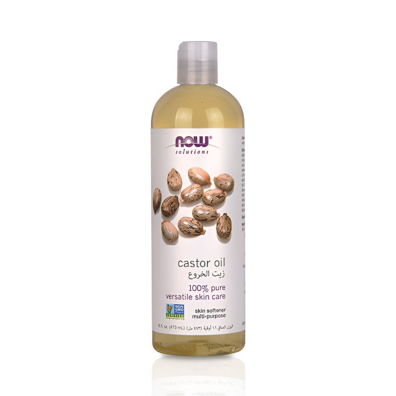NOW Foods Pure Castor Oil – Natural Moisturizing Hair and Skin Care