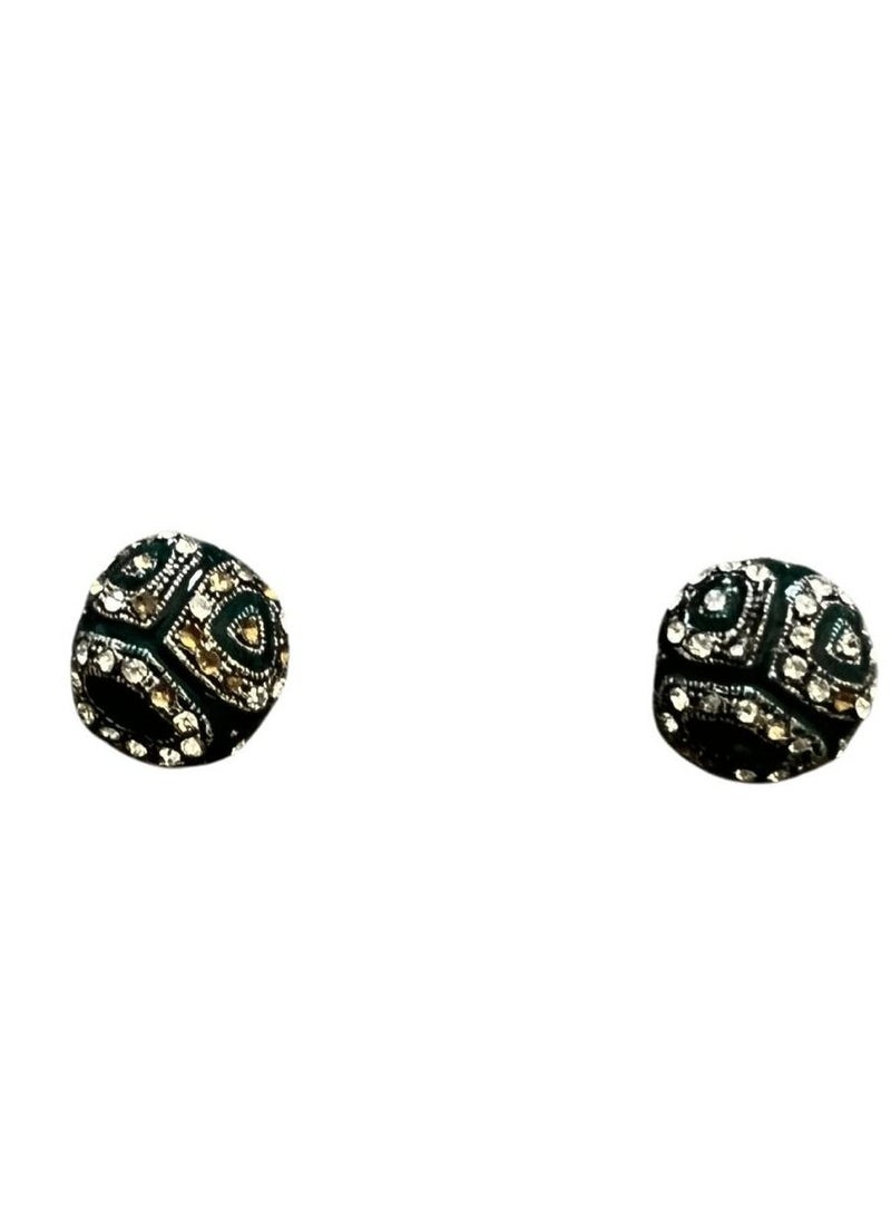 VENTIUP Fashion Ladies Earrings Dark Green  - Image 3