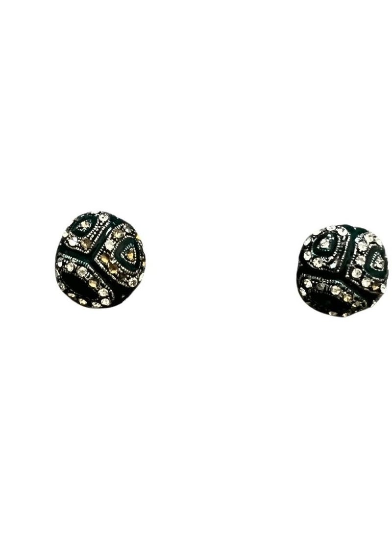VENTIUP Fashion Ladies Earrings Dark Green  - Image 4