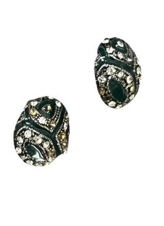 VENTIUP Fashion Ladies Earrings Dark Green  - Image 1
