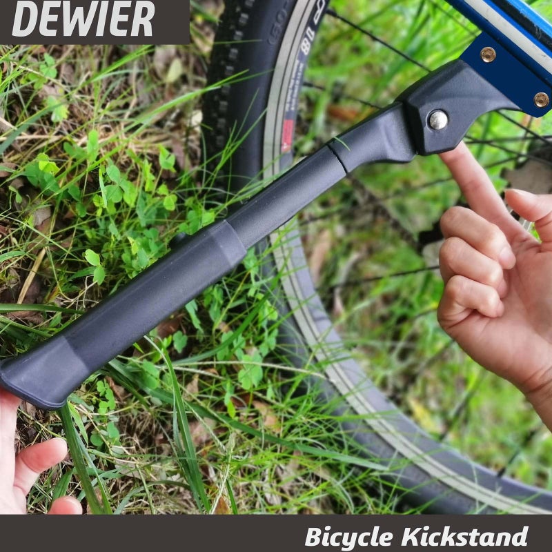 Dewier Bike Kickstand,Rear Kick Stand Aluminum Adjustable for 26-29 inch Adult Bikes,Electric Bike Kick Stand Heavy Duty Mountain Bike Trek EBike Kick Stand (40mm) Bike Storage - Image 5