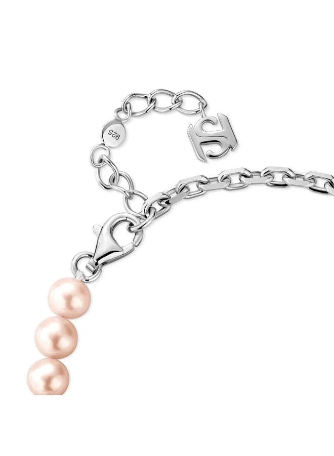 سانت هونور سوار لؤلؤ نصف فضي ونصف وردي للنساء جسر الفنون