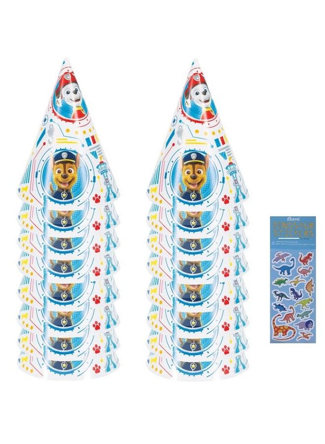 Unique Paw Patrol Birthday Party Supplies Bundle Pack Includes Party Cone Hats 16 Count - Image 2
