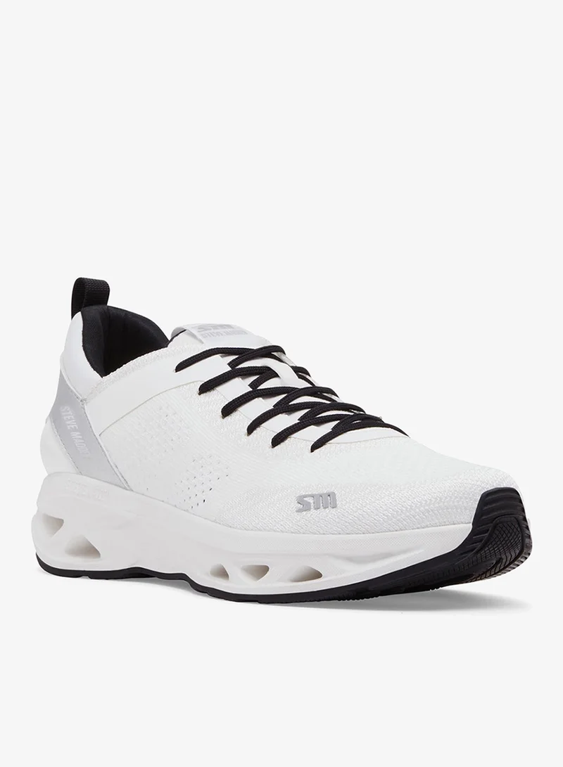 ستيف مادن Succession White Men's Sneakers