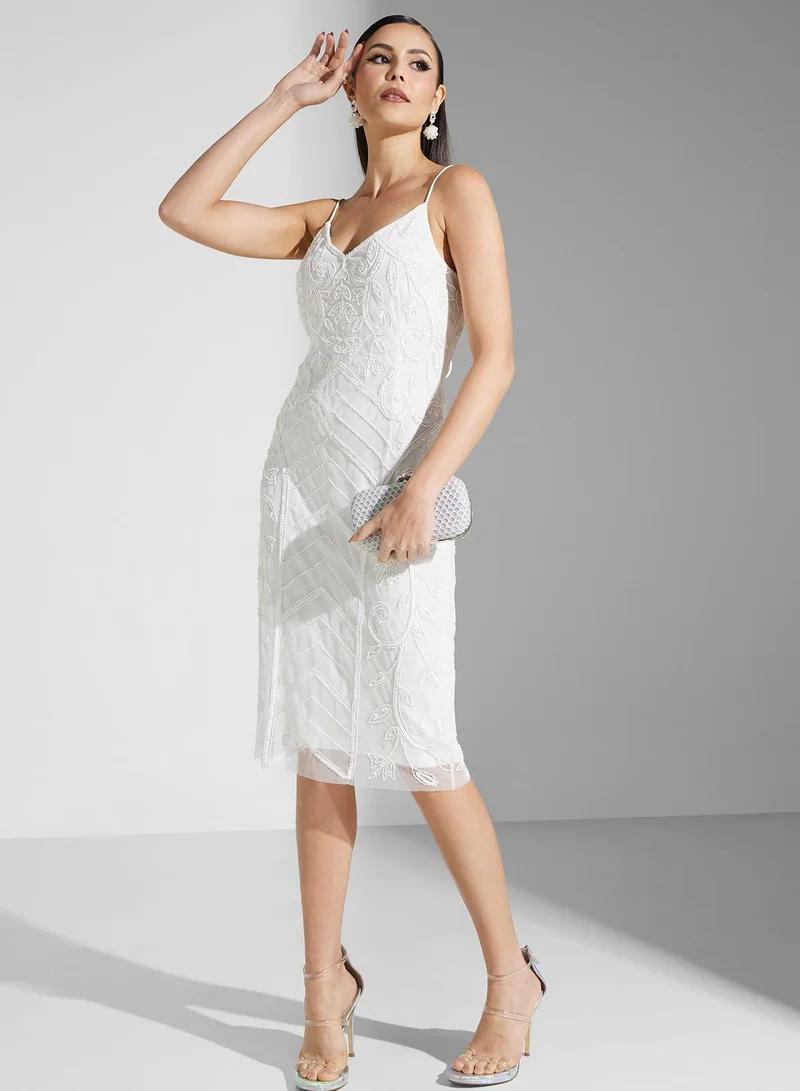Namshi x Embellished Cocktail Dress