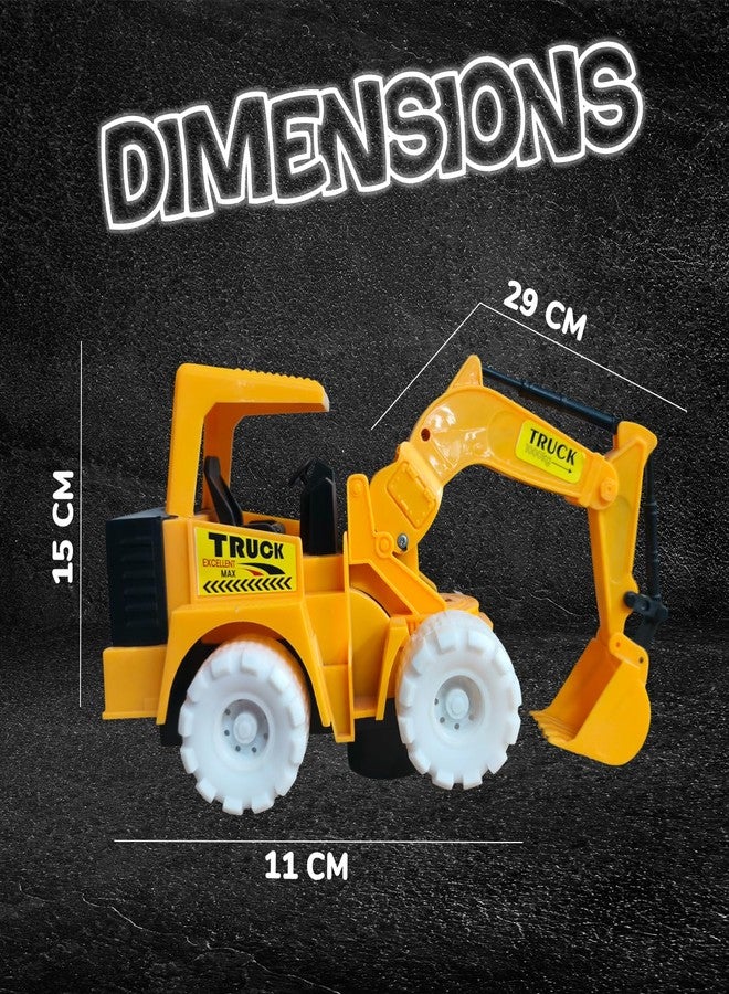 أطفال ماستي درايف يلعبون بجرافة JCB لاكتشاف ألعاب مخفية في الرمل | شاحنات وسيارات ورافعات برودر والمزيد! (أصفر، 8031) - Image 3