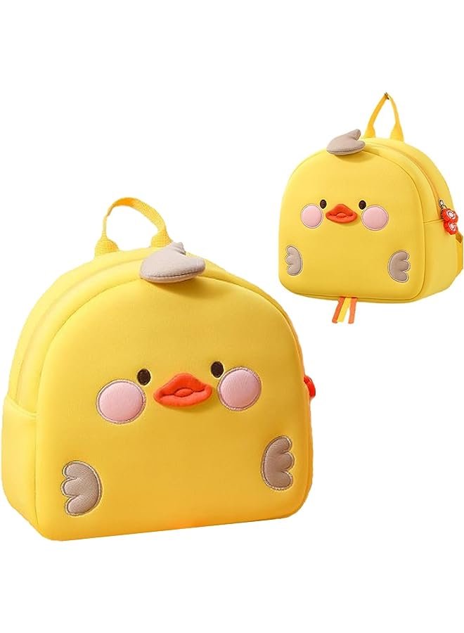 Goodern Kids Backpack,Luminous Durable Safe Bookbag With Rainbow Pendent Breathable Large Capacity Schoolbag Sweet Girls Backpacks Cartoon Comfortable Shoulder Pad Schoolbag Primary Schoolbag-Purple - Image 1