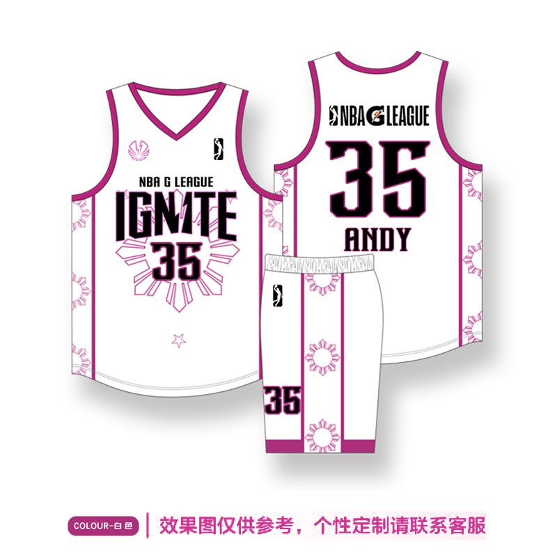 New G League Jersey Basketball Uniform Quick-Drying Student Game American Suit Men'S Basketball Uniform Printing - Image 1