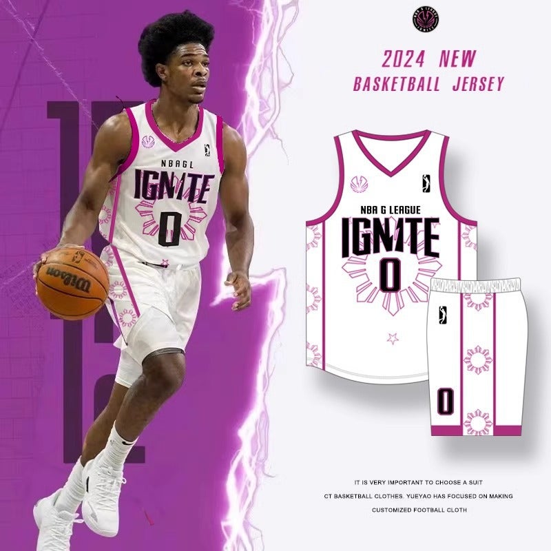 New G League Jersey Basketball Uniform Quick-Drying Student Game American Suit Men'S Basketball Uniform Printing - Image 3
