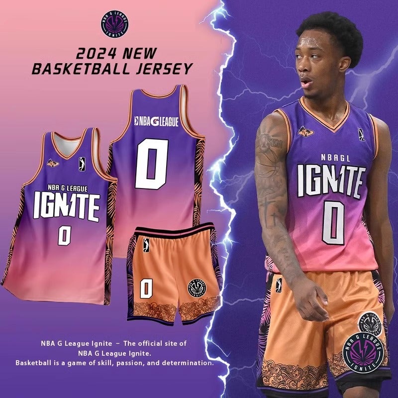 New G League Jersey Basketball Uniform Quick-Drying Student Game American Suit Men'S Basketball Uniform Printing - Image 2