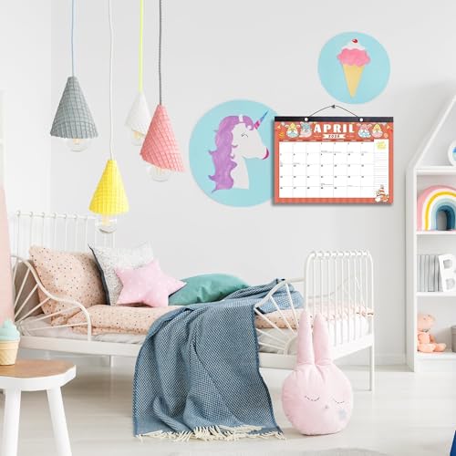 windrio 2026 Desk Calendar Wall Calendars, Large 17" x 12", November 2025 - December 2026 Monthly Planner Desktop, 14 Months Planning Organizing for Home, School, Office, Holiday, Gnome - Image 5