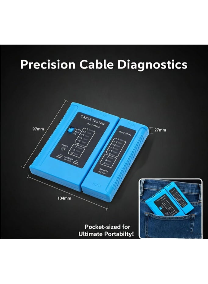 ريكون جهاز اختبار كابلات إيثرنت الشبكة Reacon لكابلات Cat5 و Cat6 و Cat7 - Image 1