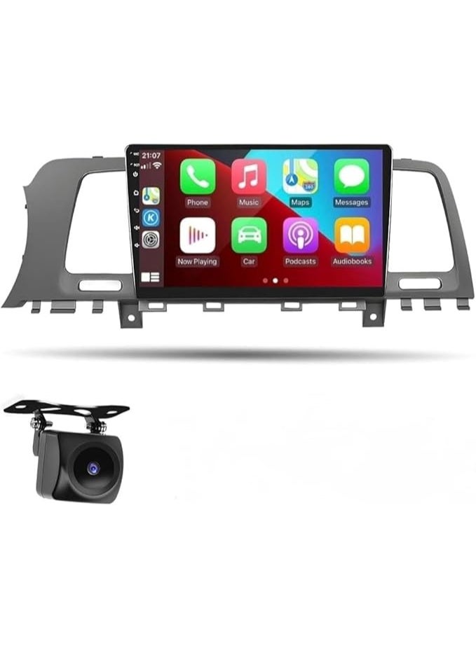 SHEZA STAR Android Car Stereo for Nissan Murano Radio 2011-2014 4GB RAM 32GB ROM Support Carplay, M-Link Wi-Fi BT, Radio GPS, 9 Inch IPS Touch Screen with AHD Camera Included - Image 1