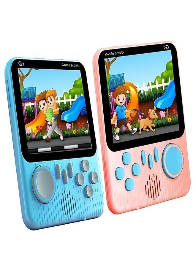 Drumstone (𝐒𝐩𝐞𝐜𝐢𝐚𝐥 𝟏𝟓 𝐘𝐞𝐚𝐫𝐬 𝐖𝐚𝐫𝐫𝐚𝐧𝐭𝐲) Retro Handheld Game Console with 3.5 Inch HD Screen, Portable Video Game Console, TV Output Gaming System, Built-in Classic - Image 2