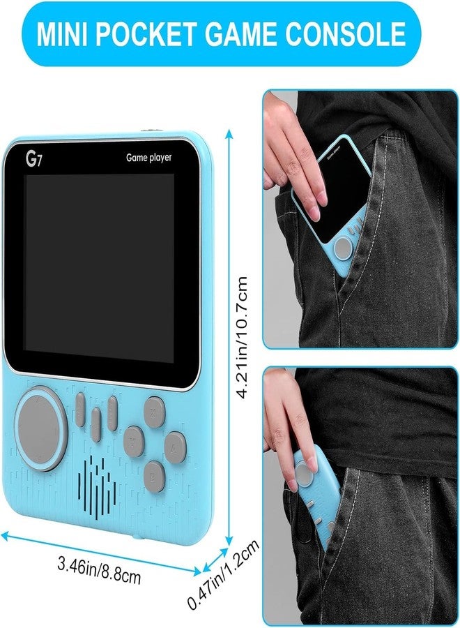 Drumstone (𝐒𝐩𝐞𝐜𝐢𝐚𝐥 𝟏𝟓 𝐘𝐞𝐚𝐫𝐬 𝐖𝐚𝐫𝐫𝐚𝐧𝐭𝐲) Retro Handheld Game Console with 3.5 Inch HD Screen, Portable Video Game Console, TV Output Gaming System, Built-in Classic - Image 4