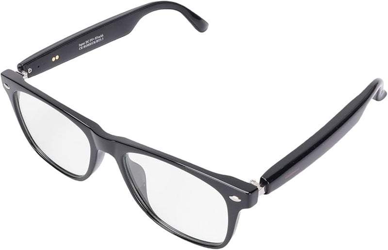 Vbestlife AI Smart Glasses Bluetooth Translation 144 Languages Travel Business Black Frame - Image 1