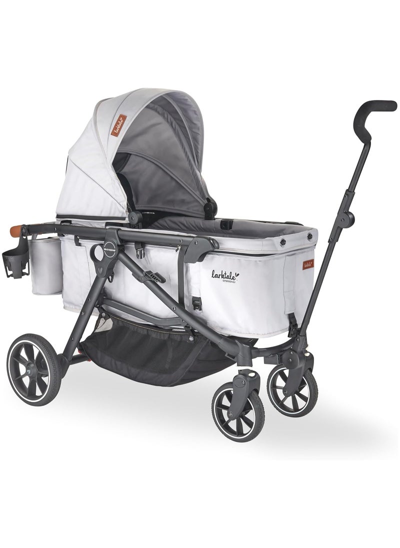larktale - Larktale Crossover All-In-One Stroller And Wagon - Convert From A Single Baby Stroller To a Two Seater Pull Wagon Wth Canopy - Image 1