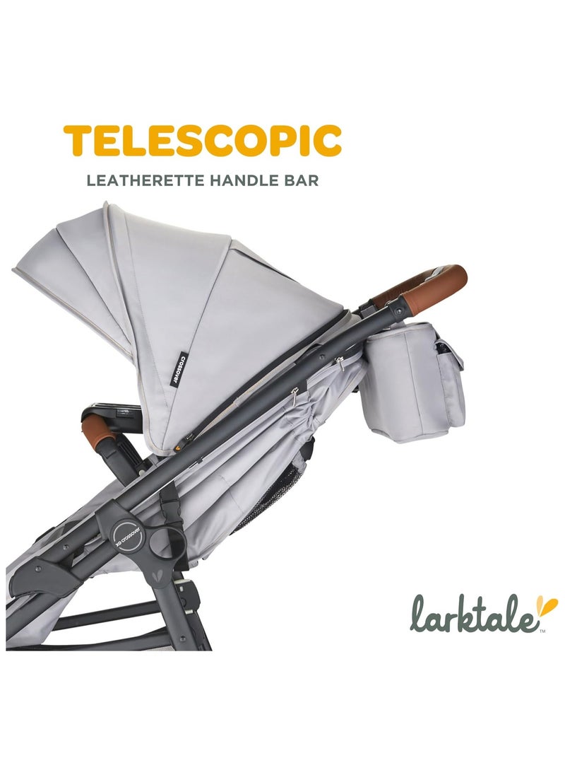 larktale - Larktale Crossover All-In-One Stroller And Wagon - Convert From A Single Baby Stroller To a Two Seater Pull Wagon Wth Canopy - Image 1